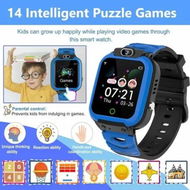 Detailed information about the product Kids Smart Watch with Phone Functionality, GPS Tracking, and Fun Features for Children Ages 3-14 (Blue)