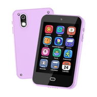 Detailed information about the product Kids Smartphone Phone Toys Touch Screen Dual Cameras Music Games Flashlight Alarm Pedometer Stories Sight Words Learning Gifts Purple