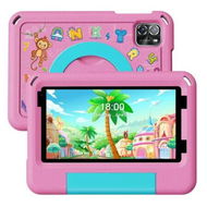 Detailed information about the product Kids Tablet 7 Inch Android 14 with 8GB RAM,64GB ROM,Wi-Fi Model, Remote Phone Control, Time Limited Educational Apps,Pink