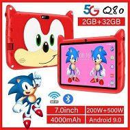 Detailed information about the product Kids Tablet 7inch Android Learning Tablet for Kids 2GB 32GB Toddler Tablet Students Educational Gift HD Color Red