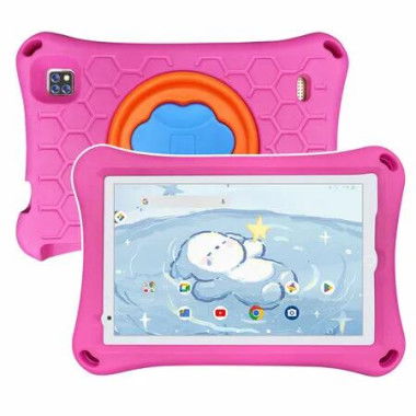 Kids Tablet 8 Inch, Android Tablet 2GB RAM 32GB Storage with Time Limits, Age Filters, More with Parental Controls,Google Playstore(Pink)