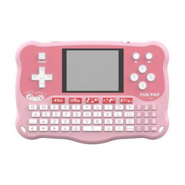 Kids Tablet, Learning Pad with 102 Activities Tablet with ABC Alphabet/Words/Music/Math, Interactive Educational Electronic Toys (Pink)