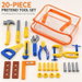 Kids Tool Set 20Pcs Pretend Play Repair Toys Large Screwdriver Role Play Kit Christmas Birthday Gift for Boys COL Multicolored. Available at Crazy Sales for $29.99