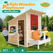 Kids Wooden Cubby House Childrens Playhouse Game Activity Centre Indoor Outdoor Garden Backyard Cottage Play Area. Available at Crazy Sales for $299.95