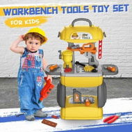 Detailed information about the product Kids Workbench Tool Bench Construction Toy Set 28pcs Educational Builder Pretend Role Play Gift for Children Toddlers boys