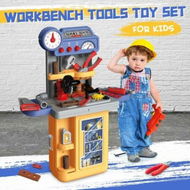 Detailed information about the product Kids Workbench Tool Bench Construction Toy Set Mobile 39pcs Educational Builder Pretend Role Play Gift for Children Toddlers boys