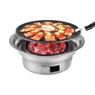 Detailed information about the product KILIROO Multifunctional Camping Charcoal BBQ Grill Stove (Silver) KR-CGS-100-YS