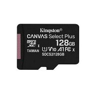 Detailed information about the product Kingston 128GB microSDHC Canvas Select Plus 100MB/s Read A1 Class 10 UHS-I Memory Card