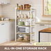 Kitchen Bakers Rack Display Storage Shelf Utility Shelving Unit Bookshelf Organiser Microwave Stand Laundry Shelves for Appliances Plants Flowers. Available at Crazy Sales for $99.95