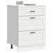 Kitchen Base Cabinet Porto White Engineered Wood. Available at Crazy Sales for $219.95