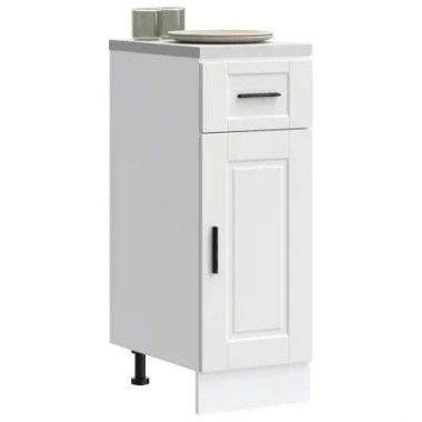 Kitchen Base CabinetÂ Porto White Engineered Wood