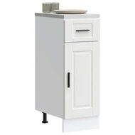 Detailed information about the product Kitchen Base CabinetÂ Porto White Engineered Wood