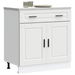 Kitchen Base CabinetÂ Porto White Engineered Wood. Available at Crazy Sales for $229.95