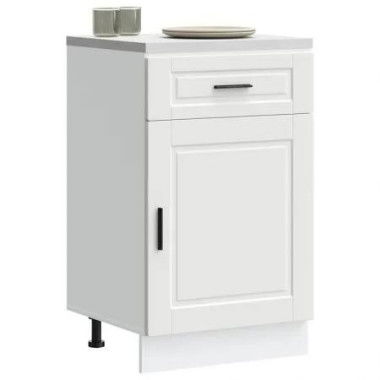 Kitchen Base CabinetÂ Porto White Engineered Wood