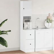Detailed information about the product Kitchen Cabinet White 35x50x180 cm Engineered Wood