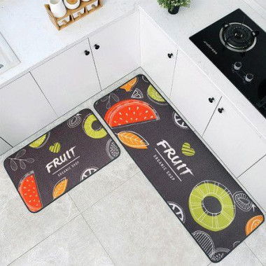 Kitchen Carpet Oil Absorbing Non-slip Blanket Waterproof Mat For Home (2 Pcs)