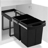 Detailed information about the product Kitchen Cupboard Pull-out Dustbin Soft-Close 48 L