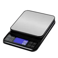 Detailed information about the product Kitchen Scale with 0.1g/0.001oz High Precision, Bakery Scale with% Percentage Function, Capacity 5kg/11lbs, Full-View Angle LCD with Backlight, Stainless Steel