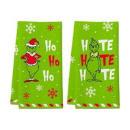 Detailed information about the product Kitchen Towels Grinch Christmas Absorbent 2 Pcs Hand Dish Bathroomm Holiday Decor Cute Festive Novelty Gift Home Stylish Women Men