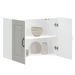 Kitchen Wall Cabinet Kalmar White Engineered Wood. Available at Crazy Sales for $169.95