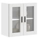 Kitchen Wall Cabinet with Glass Door Porto White. Available at Crazy Sales for $159.95