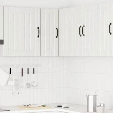 Kitchen Wall Corner Cabinet Kalmar White Engineered Wood