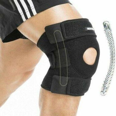 Knee Brace Open Patella Stabilizer Neoprene Knee Support For Men Women Running Basketball Meniscus Tear Arthritis Joint Pain Relief ACL