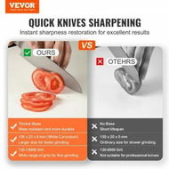 Detailed information about the product Knife Sharpener Kit 360degree Rotation Flip Fixed Angle Knife Sharpening System with 12 Whetstones 120-10000 Grit Kitchen Chef Knife Sharpening