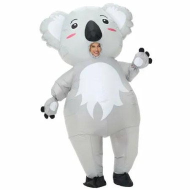 Koala Inflatable Costume For 150-190cm Funny Blow up Halloween Costume Fancy Dress Cosplay Party Christmas Halloween Suit