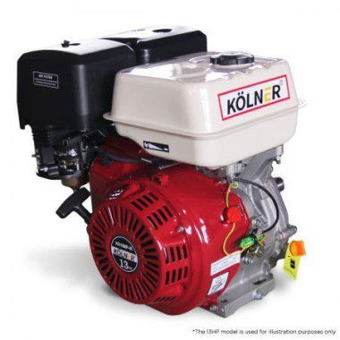 Kohler 16hp 25.4mm Horizontal Key Shaft Q Type Petrol Engine - Recoil Start