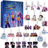 Detailed information about the product Kpop Demon Advent Calendar 2025,Keychain Countdown Calendar with 24 Keychain Toys Gifts,Halloween Christmas Decorations Advent Calendar