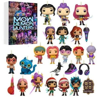 Kpop Demon Advent Calendar 24 Days Countdown Mini Toys Ornaments Gifts Holiday Halloween Christmas Gift