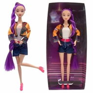 Detailed information about the product Kpop Demon Doll Set with Trendy Outfits,32cm Doll New Christmas Decorations Gifts (Purple)