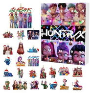 Detailed information about the product KPOP Demon Hunters Christmas Countdown Advent Calendar 2D Flat Pendant 24 Day Hanging Ornaments For Chrisimas Gift Decoration