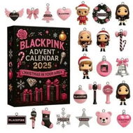 Detailed information about the product Kpop Girl Band Advent Calendar Blackpink Fans 24 Days Countdown Mini Toys Ornaments Gifts Holiday Halloween Christmas Gift For Kids Adult Teens Model B