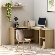 Detailed information about the product L-Shaped Corner Desk Sonoma Oak 120x140x75 cm Chipboard
