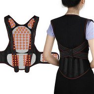 Detailed information about the product L Size Tourmaline Self-Heating Back Support 108pcs Magnets Therapy Spine Back Shoulder Lumbar Posture Corrector Vest Pain Relief Brace
