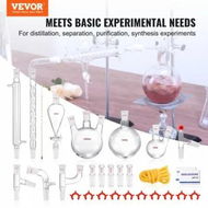 Detailed information about the product Lab Glassware Distillation Kit 1000ml 3.3 Boro 29 pcs Glassware Equipment