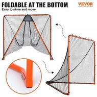 Detailed information about the product Lacrosse Goal 1.8mx1.8m Lacrosse Net Folding Portable Backyard Lacrosse Training Equipment Steel Frame Training Net Quick & Easy Setup Lacrosse Goal