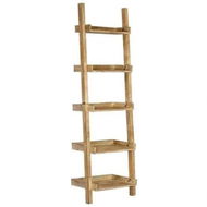 Detailed information about the product Ladder Shelf Brown 75x37x205 cm Solid Mango Wood