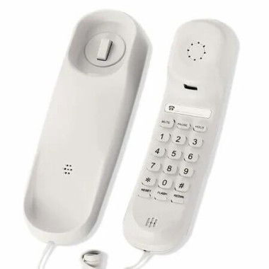 Landline Phone - Durable Corded Phone for The Office,Mini Phone uses HD Sound Chips,Making The Sound Clearer,It is Suitable for Office and Home use,and More (Warm White)