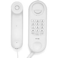 Detailed information about the product Landline Telephone, Wall Mountable Basic Corded Telephone No AC Power Required for Home Hotel Office, White