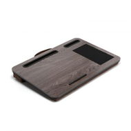 Detailed information about the product Lap Desk Laptop Stand Phone Tablet Holder Mousepad Cushioned Lapdesk IRON GREY OAK