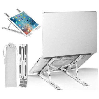 Laptop Stand IVoler Adjustable Aluminum Laptop Computer Stand Tablet StandErgonomic Foldable Portable Desktop Holder