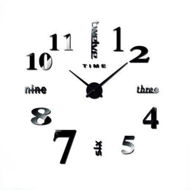 Detailed information about the product Large 3D Mirror Effect Sticker DIY Digital Wall Clock