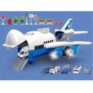Detailed information about the product Large Airplane Toys Set 6 Police Cars Vehicle Play 11 Road Signs Educational Learning 8in1 Gifts Children Ages 3+