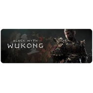 Detailed information about the product Large Black Myth Wukong Gaming Mouse Pad 30x80cm Desk Cover for Video Game Enthusiasts