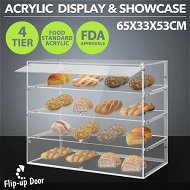 Detailed information about the product Large Cake Display Cabinet 4 Tier Acrylic Stand Case Unit Holder Bakery Cupcake Muffin Donut Pastry Model Toy Showcase Desktop 5mm Transparent