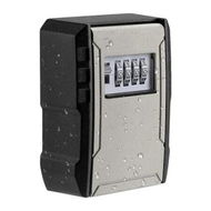 Detailed information about the product Large Capacity Key Lock Box, Wall Mount Key Box for Car House Keys, Key Safe Security Storage Lock Box for Outdoor, Garage, Store (Grey)