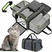 Large Cat Carrier Bag Expandable Soft Sided Pet Backpack Carrier for 1-2 Cats Portable Dog Carry Bag with Removable Fleece Pad for Travel,Camping(Green). Available at Crazy Sales for $39.99